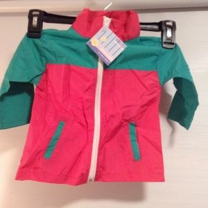 Max Grey Pink Green Spring Jacket New 9 12 MOS Zip
